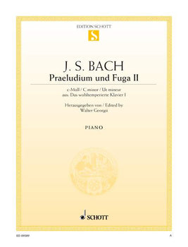 Prelude II and Fugue II C minor