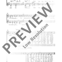 Sechs Chorlieder - Choral Score