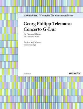 Concerto G Major - Piano Score With Solo Part