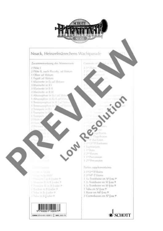 Parade of the Little Dwarfs - Set of Parts