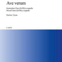 Ave verum - Choral Score
