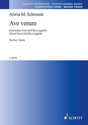 Ave verum - Choral Score