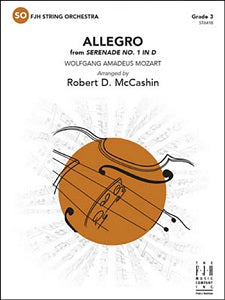 Allegro from Serenade No. 1 in D - Score