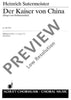 Der Kaiser von China - Choral Score