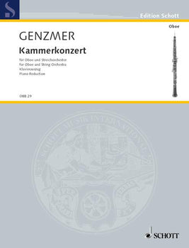 Kammerkonzert - Piano Score With Solo Part