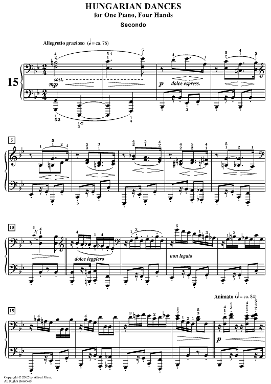 Hungarian Dance No. 15
