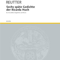 Sechs späte Gedichte