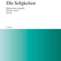 Die Seligkeiten - Choral Score