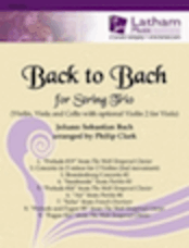 Back to Bach for String Trio - Violin 1