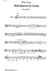 Petit quartet de corda (Little string quartet) - Violin 2
