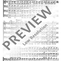 Ach, wie nichtig, ach, wie flüchtig - Choral Score