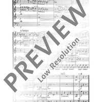 Bläserquintett B flat major - Score and Parts