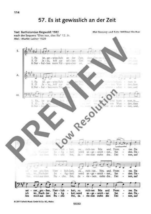 Es ist gewisslich an der Zeit