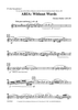 Aria: Without Words - Alto Saxophone 1