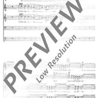 Drei französische Chöre - Choral Score