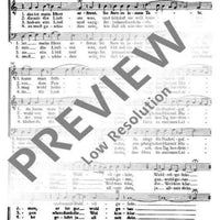 Der Winter ist vergangen - Choral Score