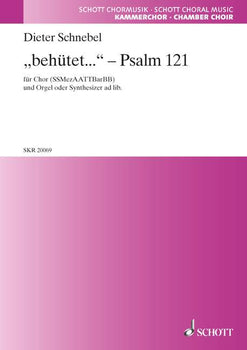 'behütet...' - Ps. 121 - Choral Score