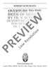 Overture to the Bride of Messina by Fr. Schiller - Full Score