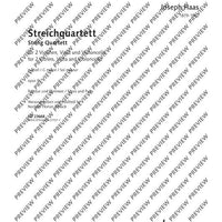 String Quartet in G minor - Score and Parts