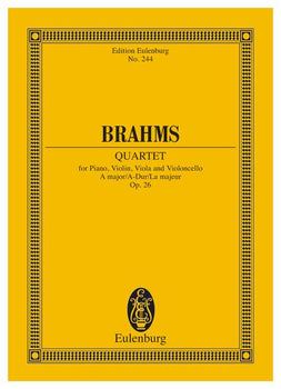 Piano Quartet A major - Full Score