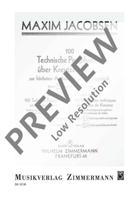 100 Technical Paraphrases on Kreutzer-Etudes