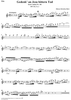 "Gedenk' an Jesu bittern Tod", Duet, No. 6 from Cantata No. 101: "Nimm von uns, Herr, du treuer Gott" - Flute/Violin