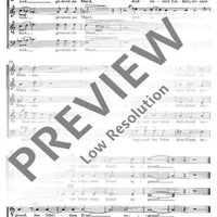Vier Gedichte - Choral Score