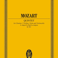 Quintet A major - Full Score