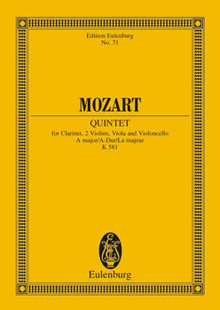 Quintet A major - Full Score