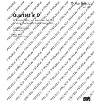 Quartet in D - Score and Parts