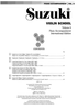 Suzuki Violin School, Volume 8 - Piano Accompaniment