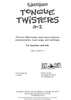 Singing Tongue Twisters: Introduction