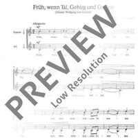 Drei Goethe-Chöre - Choral Score