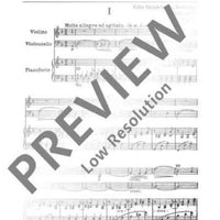 Piano Trio D minor - Full Score