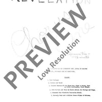 Revelation in the Courthouse Park - Full Score