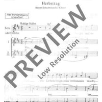 Das Jahr im Wandel - Choral Score