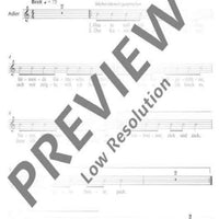 Florian auf der Wolke - Choral Score