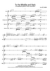 To the Middle and Back - Score
