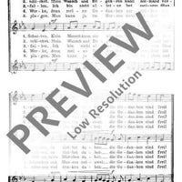 Die Gedanken sind frei - Choral Score