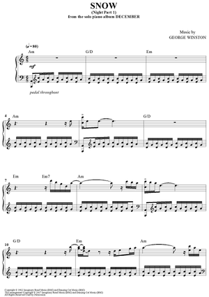 Snow (Night Part 1) (from the solo piano album DECEMBER)&quot