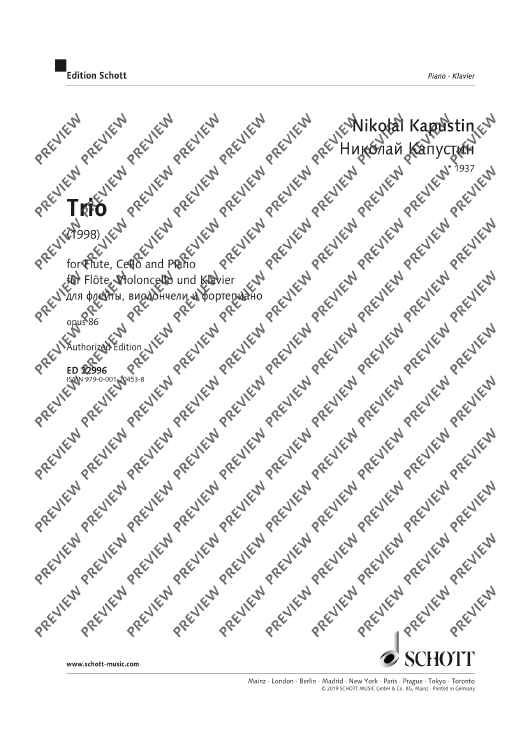 Trio - Score and Parts