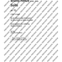 Suite C Major - Score and Parts