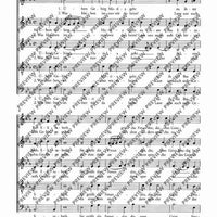 Übers Gebirg Maria geht - Choral Score