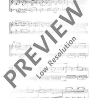 Sonate pour 2 violons seuls op. posthume - Score and Parts