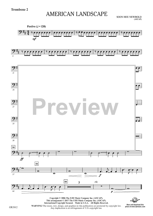 American Landscape - Trombone 2