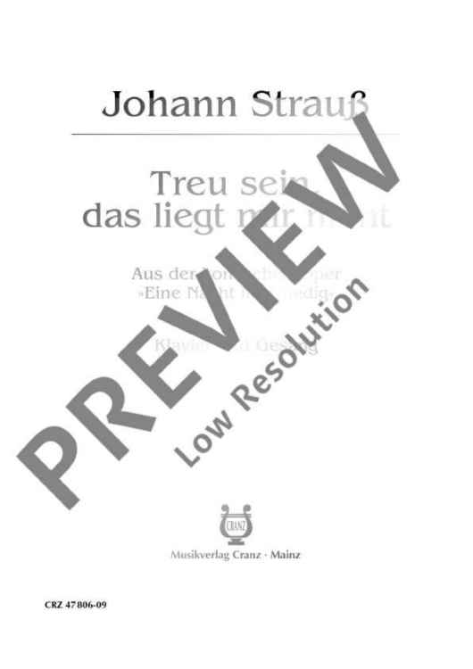 Treu sein, das liegt mir nicht