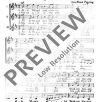 Alle Vögel sind schon da / Schlaf, Kindchen, schlaf - Choral Score