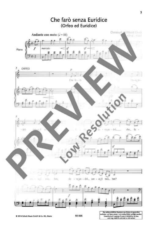 Che farò senza Euridice in C major