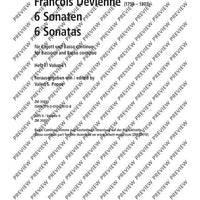 6 Sonatas - Score and Parts