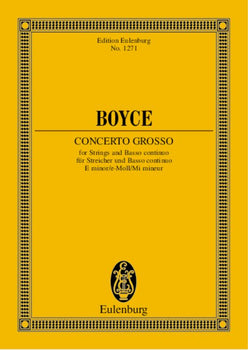 Concerto grosso E minor - Full Score